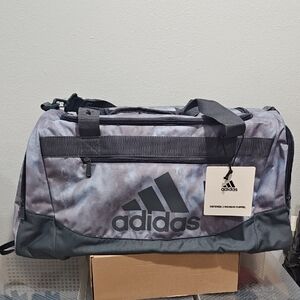 ADIDAS DEFENSE MEDIUM 25" DURBLE Duffel Gym Bag GREY WATER RESIST